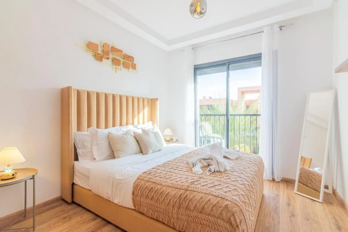 Apartament Livia Cosy - Clim, Wifi, Jardin A 10Min De L'Aeroport Marrakesz