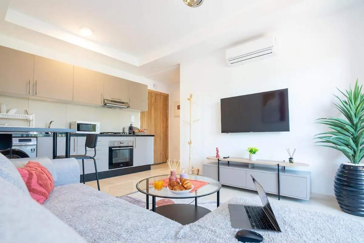 Apartament Livia Cosy - Clim, Wifi, Jardin A 10Min De L'Aeroport Marrakesz Maroko